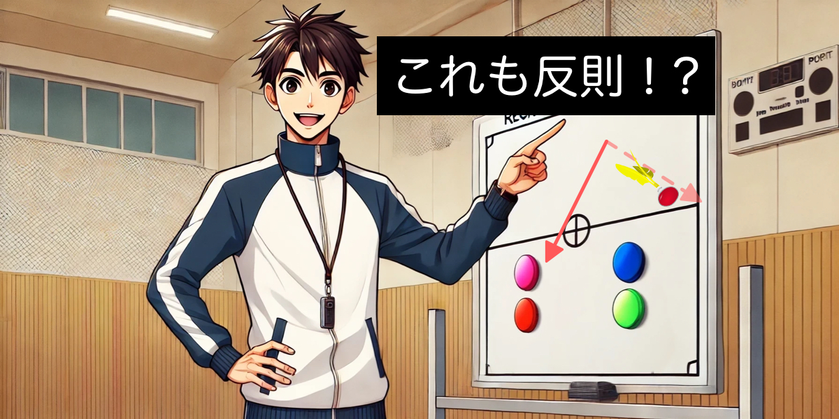 「これも反則!うっかりやりがちなプレーを徹底チェック(第2回)」の内容を伝えるアイキャッチ