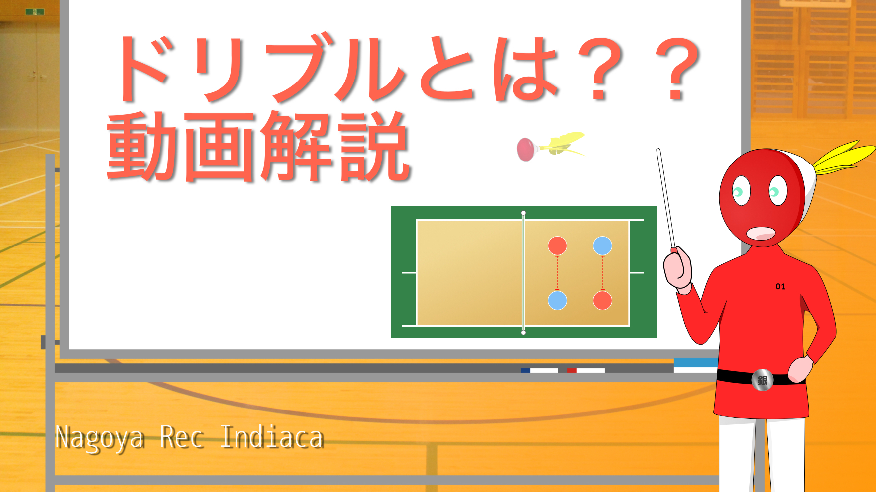 「【動画】ルール2:ドリブル」の内容を伝えるアイキャッチ